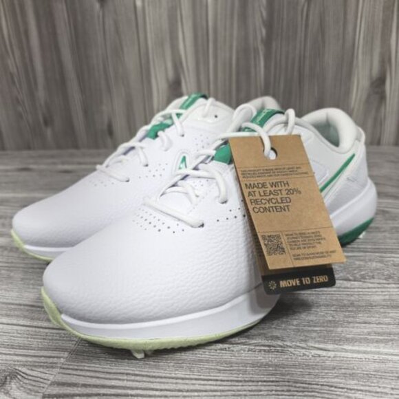Nike Victory Pro 3 Wide Fit Golf Shoes White/GreenDX9028-103 Men\'s Size10.5 NEW main image 14